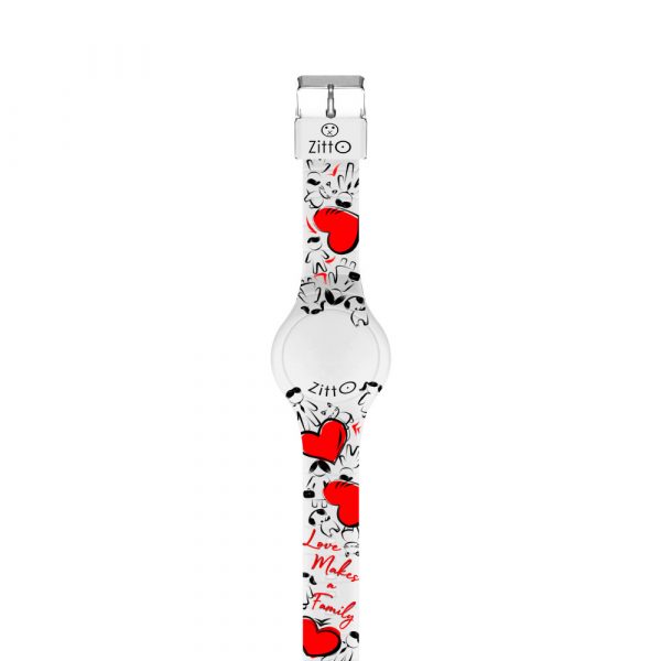 Orologio ZITTO LOVE MAKES A FAMILY MINI Exclusive Edition Silicone 36 mm Small