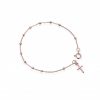 Bracciale Hiriwa 925 Rosario Argento Rosè