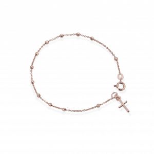 Bracciale Hiriwa 925 Rosario Argento Rosè