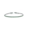 Bracciale Hiriwa 925 Tennis Argento Pietre Verdi