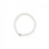 Bracciale FuJiko Elastico Perle Pietre Bianche