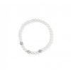 Bracciale FuJiko Elastico Perle Pietre Bianche