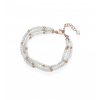 Bracciale FuJiko Multifilo Perle Argento Rosè