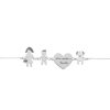 Bracciale Love Makes a Family Mamma-Bimbo-Cuore-Cane Argento
