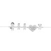 Bracciale Love Makes a Family Mamma-Bimbo-Bimbo-Cuore-Cane Argento
