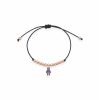 Bracciale Love Makes a Family Bimbo Argento Rosè Pietre Blu