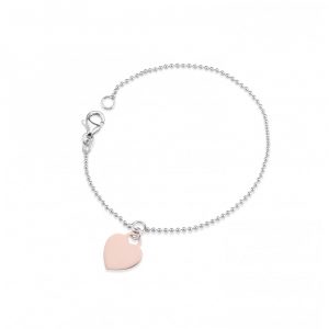 Bracciale Hiriwa 925 Cuore Rosè Argento