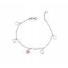 Bracciale Hiriwa 925 Fiore Argento Bicolore