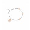 Bracciale Hiriwa 925 Gatto Argento Bicolore
