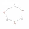 Bracciale Hiriwa 925 Fiore Farfalla Argento Bicolore