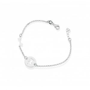 Bracciale Hiriwa 925 Cane e Osso Argento