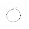 Bracciale Hiriwa 925 Argento Pietre Nere