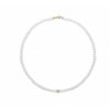 Collana FuJiko Girocollo Perle Bianche Argento Gold