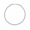 Collana FuJiko Perle Grigie Argento