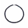 Collana FuJiko Perle Nere Argento 8 mm