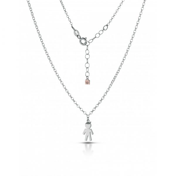 Collana Love Makes a Family Bimbo Argento