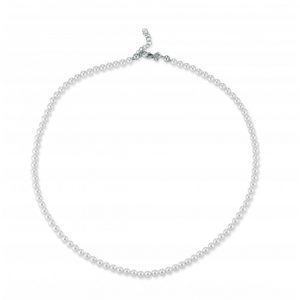 Collana FuJiko Perle Crystal Pearls Argento 4 mm