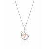 Collana Hiriwa 925 Cuore Argento Bicolore