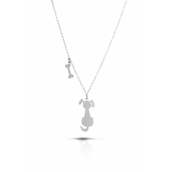 Collana Hiriwa 925 Cane Argento