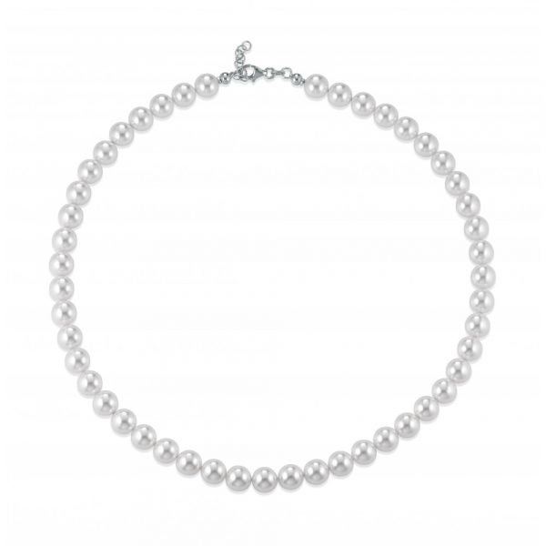 Collana FuJiko Perle Crystal Pearls Argento 8 mm