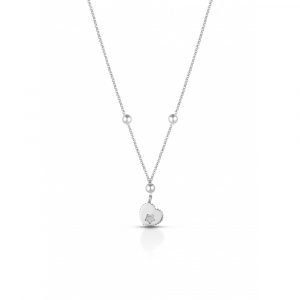 Collana FuJiko Perle Cuore Stella Argento