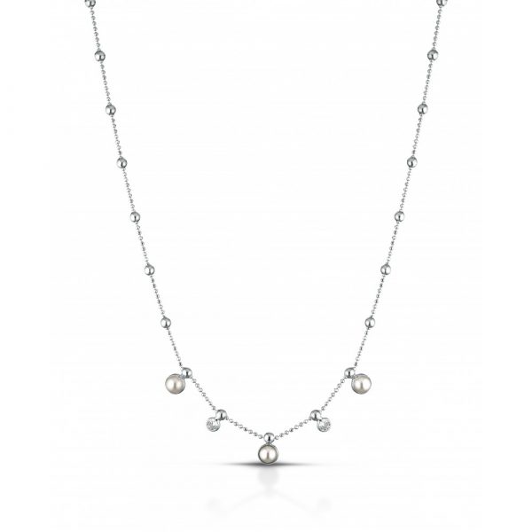 Collana FuJiko Perle Argento