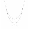 Collana FuJiko Multifilo Perle Argento