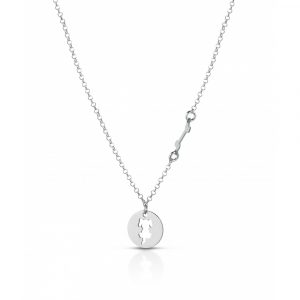 Collana Hiriwa 925 Cane e Osso Argento