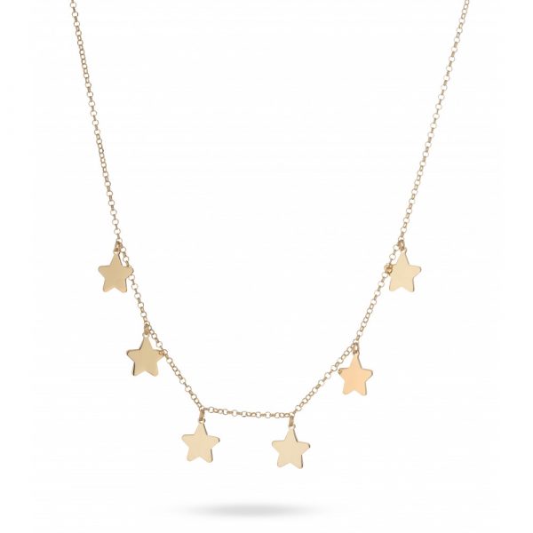 Collana Hiriwa 925 Stelle Argento Gold