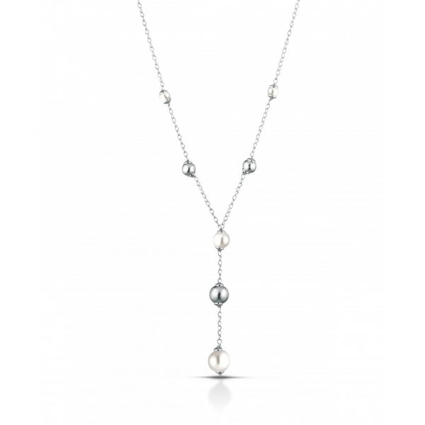 Collana FuJiko Perle Pendente Argento