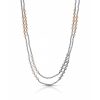 Collana FuJiko Lunga Perle Colorate Ematite Silver