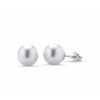 Orecchini FuJiko Perle Bianche Argento 10 mm