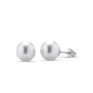 Orecchini FuJiko Perle Bianche Argento 10 mm