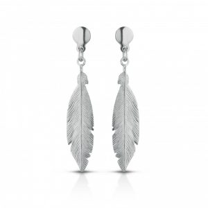Orecchini Hiriwa 925 Piuma Argento