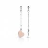Orecchini Hiriwa 925 Corno e Cuore Argento Bicolore