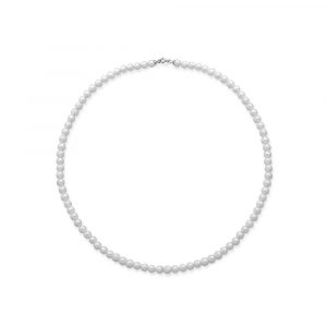 Collana FuJiko Perle Bianche Argento