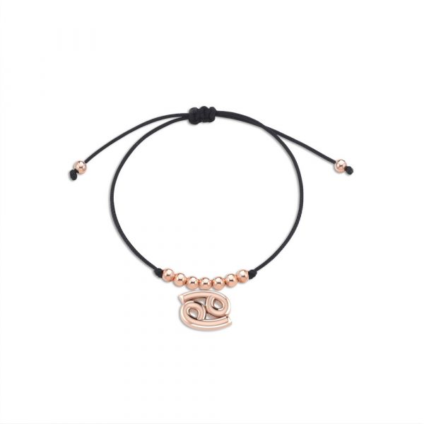 Bracciale Hiriwa 925 Zodiaco Cancro Argento Rosè