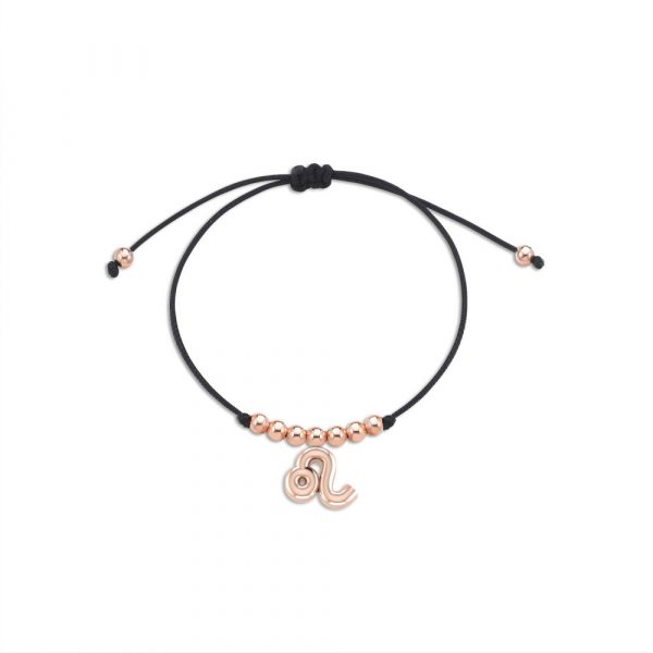 Bracciale Hiriwa 925 Zodiaco Leone Argento Rosè